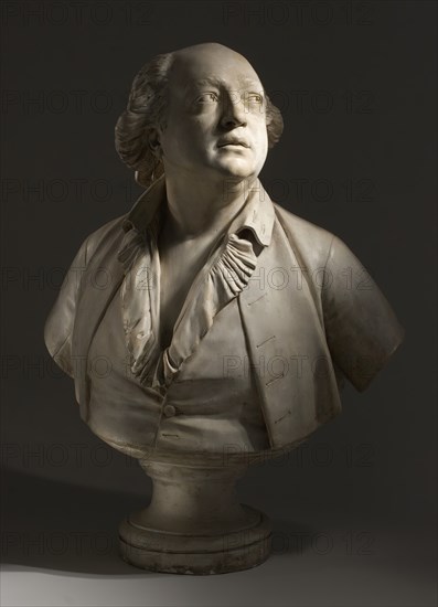 Portrait of Giuseppe Balsamo (called Count Alessandro Cagliostro) (image 1 of 2), c.1786. Creator: Jean-Antoine Houdon.