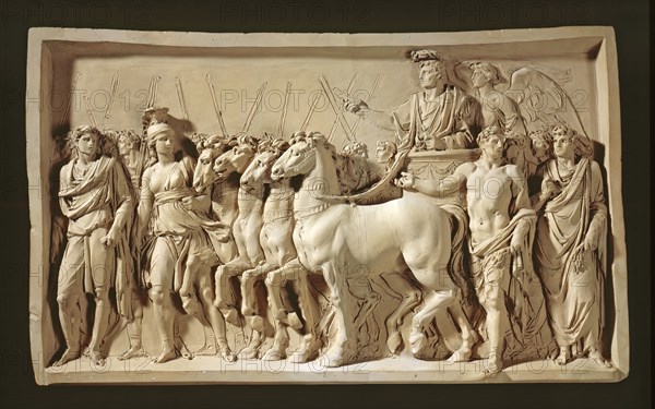 Scene from the Arch of Titus, c.1791. Creator: Jean Guillaume Moitte.