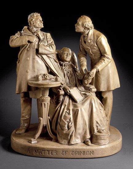 A Matter of Opinion, 1884. Creator: John Rogers.