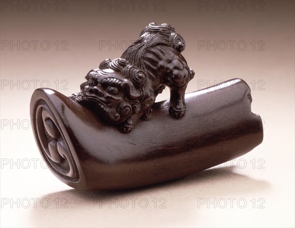 Chinese Lion on Tile, Late 18th-early 19th century. Creator: Tanaka Minko.