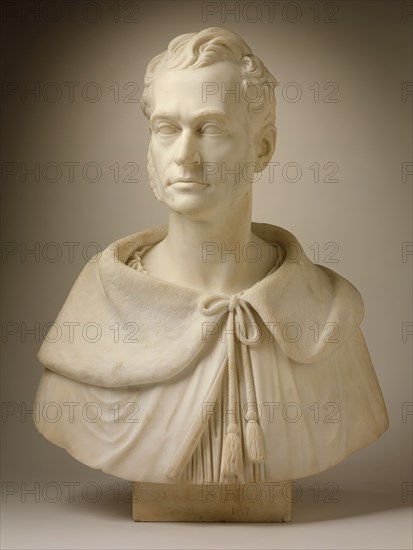 Bust of Charles Brooks (1795-1872), pastor, 1843. Creator: Thomas Crawford.