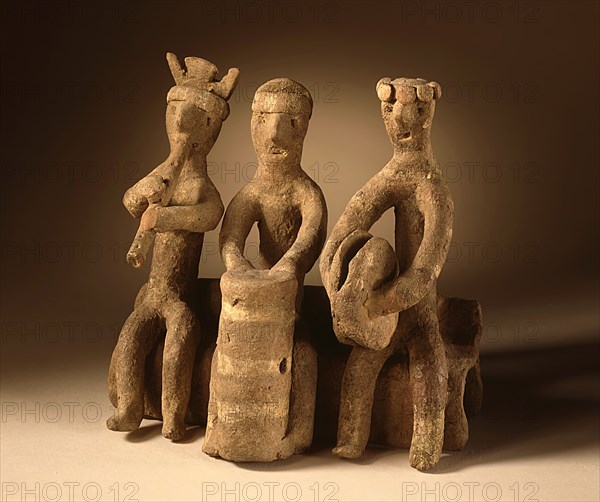 Musicians, 200 B.C.-A.D. 500. Creator: Unknown.