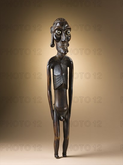 Ancestor Figure (moai kavakava) (image 1 of 3), c.1830. Creator: Unknown.