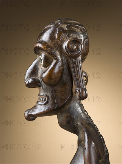 Ancestor Figure (moai kavakava) (image 2 of 3), c.1830. Creator: Unknown.