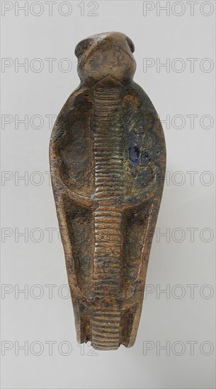 Inlaid Bronze Cobra Element (image 2 of 2), Late Period-Ptolemaic Period (664-30 BCE). Creator: Unknown.