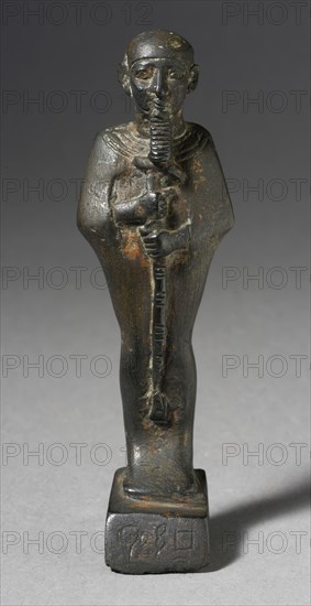 Standing Ptah Figurine, Late Period-Ptolemaic Period (probably between 380-100 BCE). Creator: Unknown.