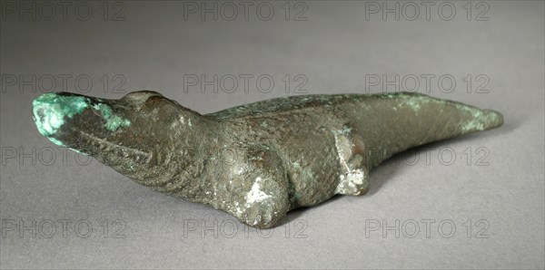 Crocodile Figurine, Late Period-Roman Period (711 BCE-150 CE). Creator: Unknown.