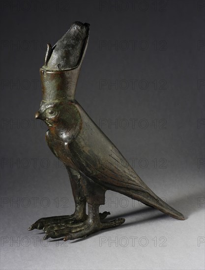 Figure of Horus as a Falcon, Late Period (711-332 BCE). Creator: Unknown.