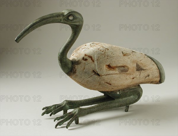 Composite Ibis Figure (image 2 of 2), 712-332 B.C.. Creator: Unknown.