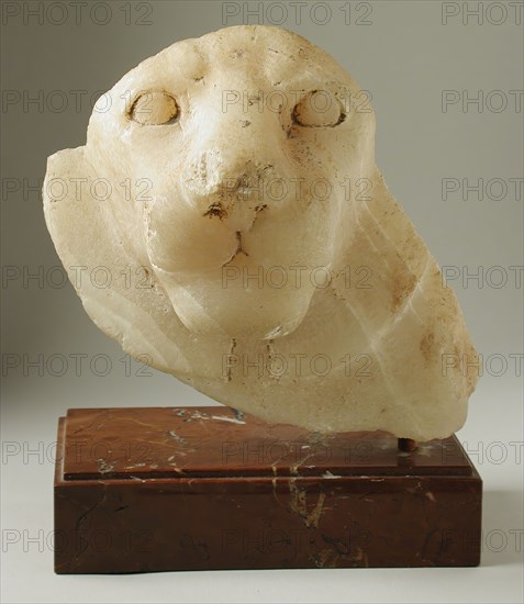 Head of a Lion, Egypt, Old Kingdom, 4th Dynasty (?), (2575 - 2465 BCE). Creator: Unknown.