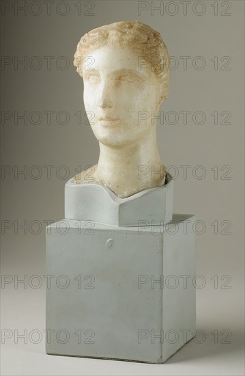 Small Parian Head, Late 3rd century BCE. Creator: Unknown.