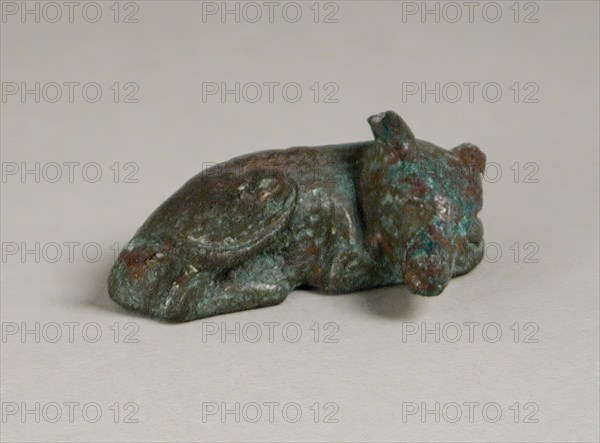 Reclining Dog (?), Probably Roman Period (30 BCE-395 CE). Creator: Unknown.