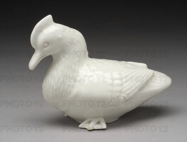 Okimono in the Form of a Crested Duck, 19th century. Creator: Unknown.