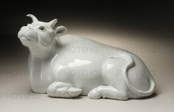 Reclining Ox, 19th century. Creator: Unknown.