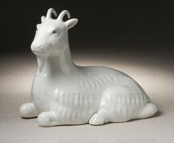 Reclining Goat, 19th century. Creator: Unknown.