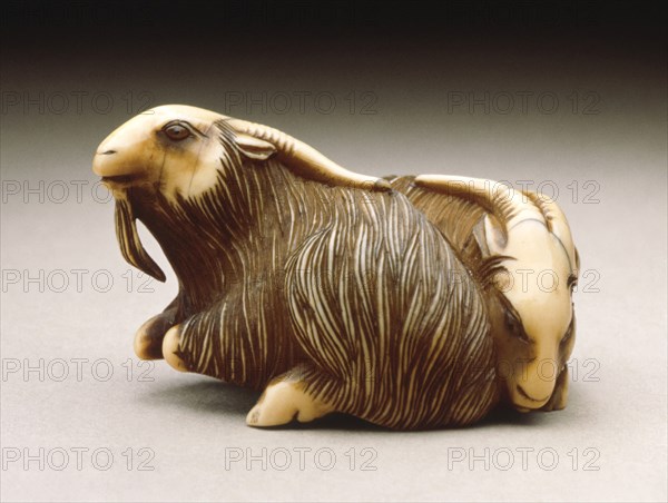 Goat Pair, early 19th century. Creator: Unknown.
