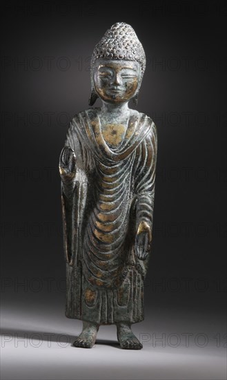 Standing Shakyamuni Buddha, Late 7th-8th century. Creator: Unknown.