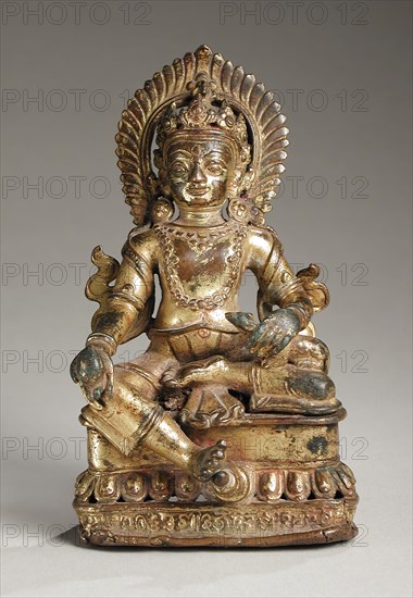 Jambhala, The Buddhist God of Riches, 1643. Creator: Unknown.