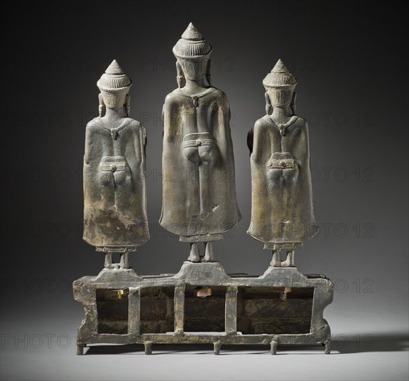 Buddhist Triad (image 2 of 4), 13th century. Creator: Unknown.