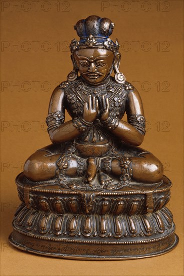 The Mahasiddha (Great Adept) Virupa, 837-909 (image 1 of 2), 15th century. Creator: Unknown.