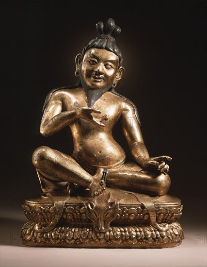 The Mahasiddha (Great Adept) Naropa (956-1040), 15th-16th century. Creator: Unknown.