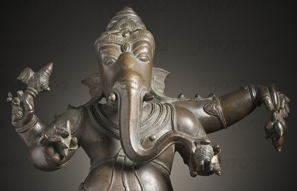 Dancing Ganesha, Lord of Obstacles, 16th-17th century. Creator: Unknown.