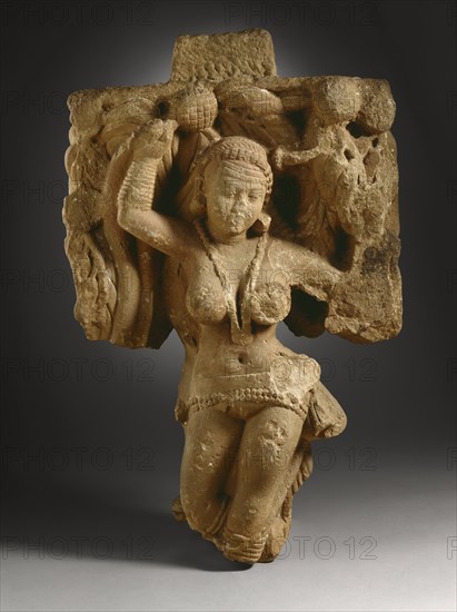 Two Addorsed Tree Dryads, 50 B.C.-A.D. 25. Creator: Unknown.