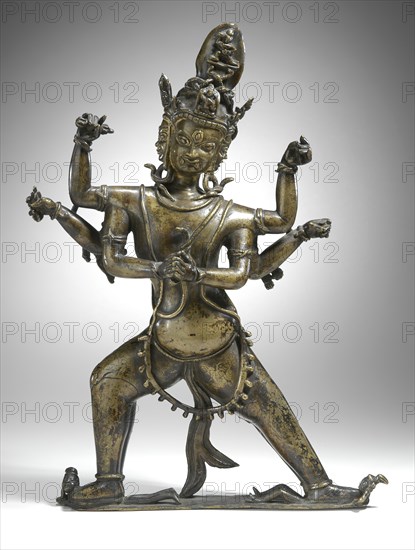 Vajrakumara/Vajrakila (Tibetan: Dorje Phurpa), c.13th-14th century. Creator: Unknown.