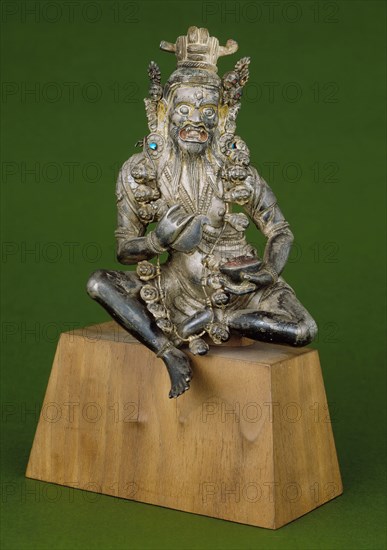 Brahmanrupa Mahakala (Tibetan: Gonpo Bramzehi), c.15th century. Creator: Unknown.