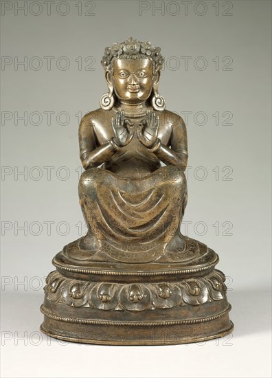 The Mahasiddha (Great Adept) Dampa Sangye (Nagpopa) (d. 1117), c.mid-14th century. Creator: Unknown.