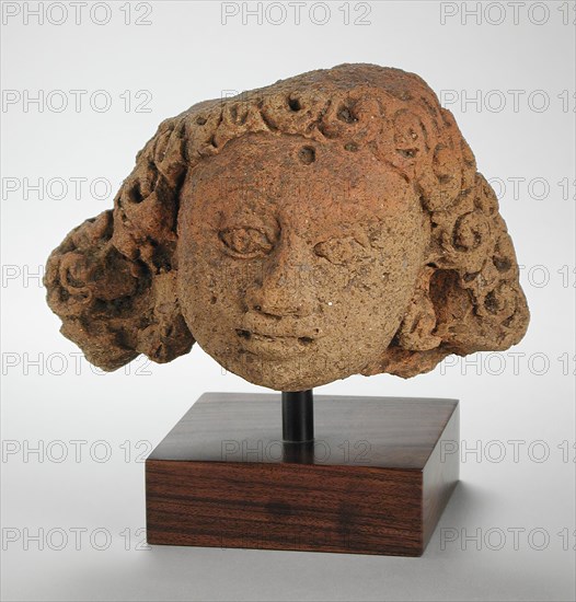 Head of a Gana, 8th-9th century. Creator: Unknown.