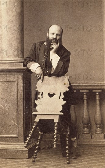 Self-portrait, c.1860. Creator: Andre-Adolphe-Eugene Disderi.