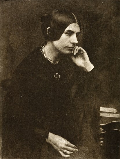 Eleanor Rigby, Printed c.1910. Creators: David Octavius Hill, Robert Adamson.