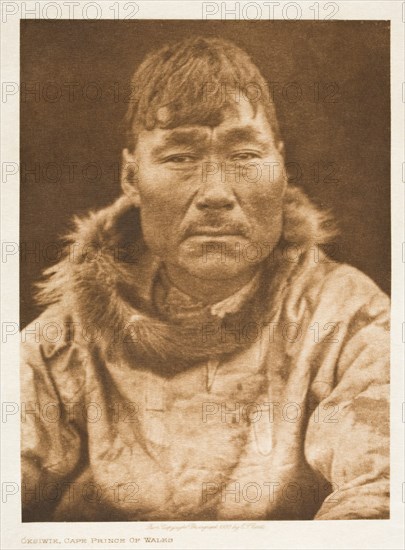 Oksiwik, Cape Prince of Wales, 1928. Creator: Edward Sheriff Curtis.