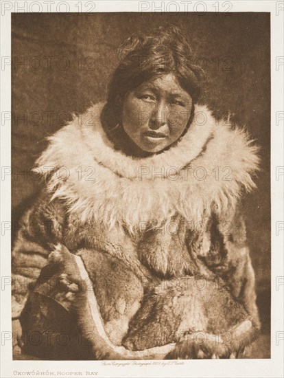 Ukowuhhuh, Hooper Bay, 1928. Creator: Edward Sheriff Curtis.