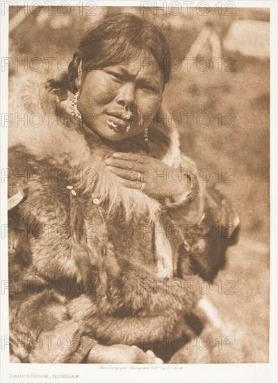 Dahchihtok, Nunivak, 1928. Creator: Edward Sheriff Curtis.