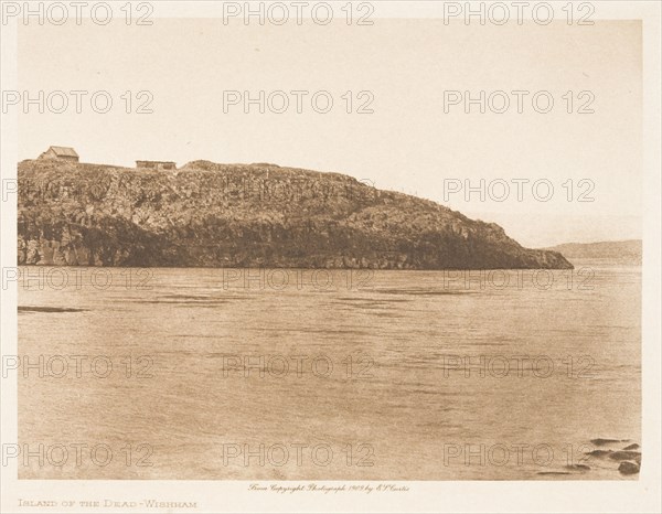 Island of the Dead Wisham, From The North American Indian by Edward S. Curtis., 1909. Creator: Edward Sheriff Curtis.