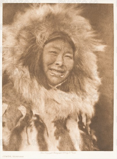 Jukok, Nunivak, 1928. Creator: Edward Sheriff Curtis.