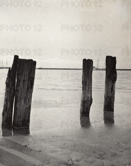 Pylons, Printed 1895. Creator: Eleck Hall.