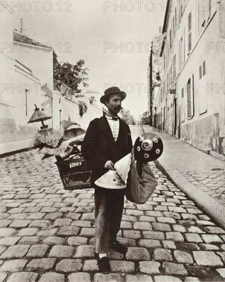 Marchand Abat-Jours, before 1927, publication 1956. Creator: Eugene Atget.