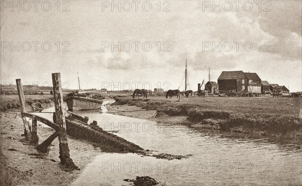 A Tidal River, Printed 1889-1891. Creator: J. B. B. Wellington.