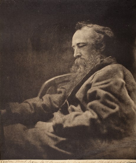 G.F. Watts, Printed 1864. Creator: Julia Margaret Cameron.