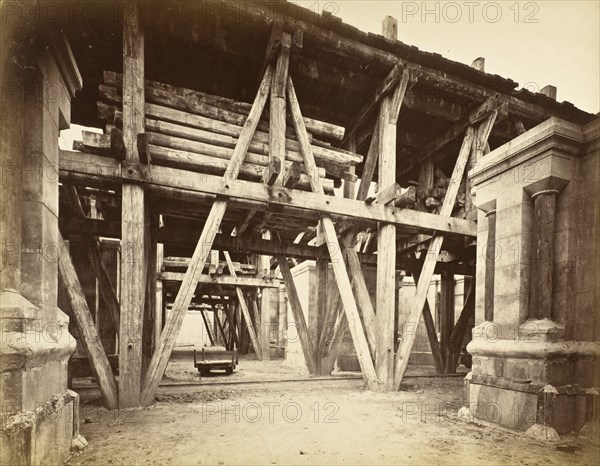 Foundations for Sacre-Coeur, c.1889. Creator: Louis-Emile Durandelle.