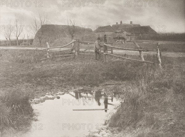 A Marsh Farm, 1886. Creator: Peter Henry Emerson.