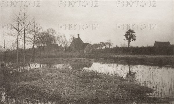 Evening, 1886. Creator: Peter Henry Emerson.