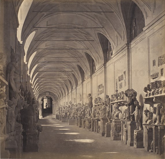 Interior Of Museum, Printed c.1860. Creator: Robert MacPherson.