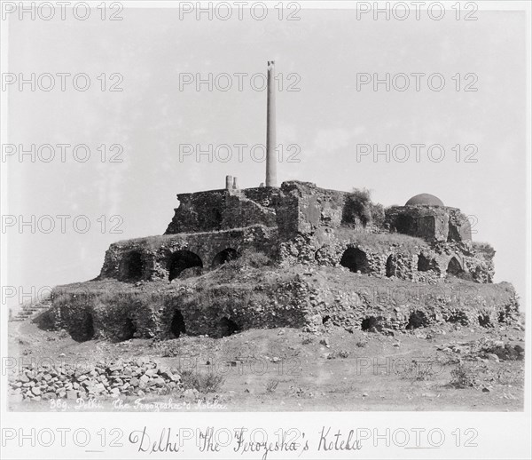 Delhi, The Ferozesha Kotela, Late 1860s. Creator: Samuel Bourne.