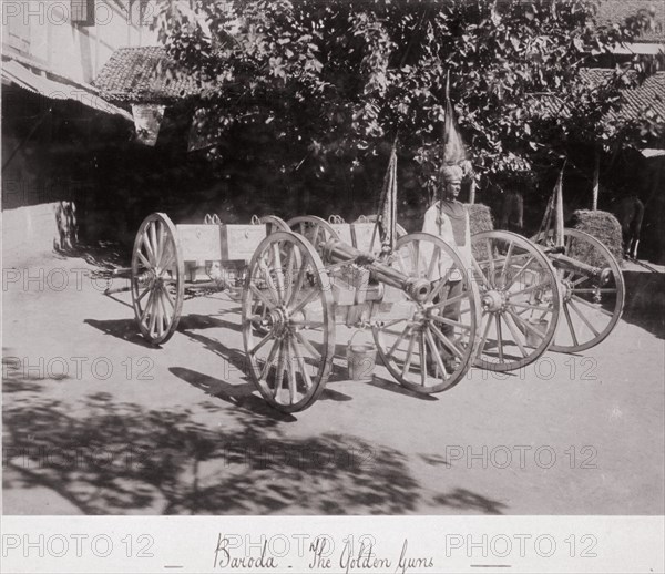 Baroda, The Golden Guns, Late 1860s. Creator: Samuel Bourne.