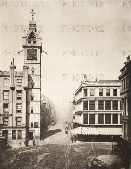 High Street From The Cross (#1), Printed 1900. Creator: Thomas Annan.