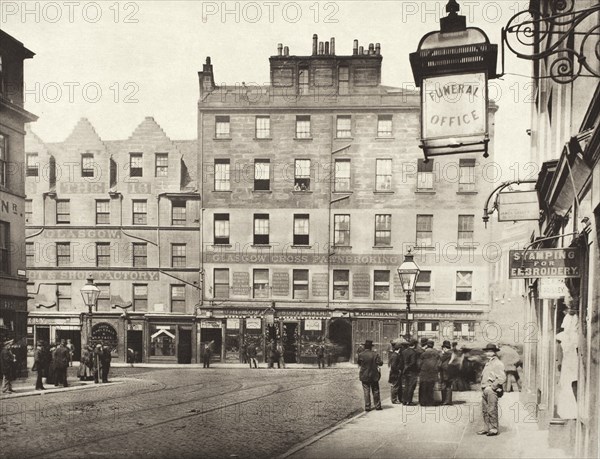 Bridgegate From Corner Of Market Street (#49), Printed 1900. Creator: Thomas Annan.